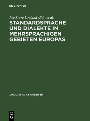 cover image of Standardsprache und Dialekte in mehrsprachigen Gebieten Europas